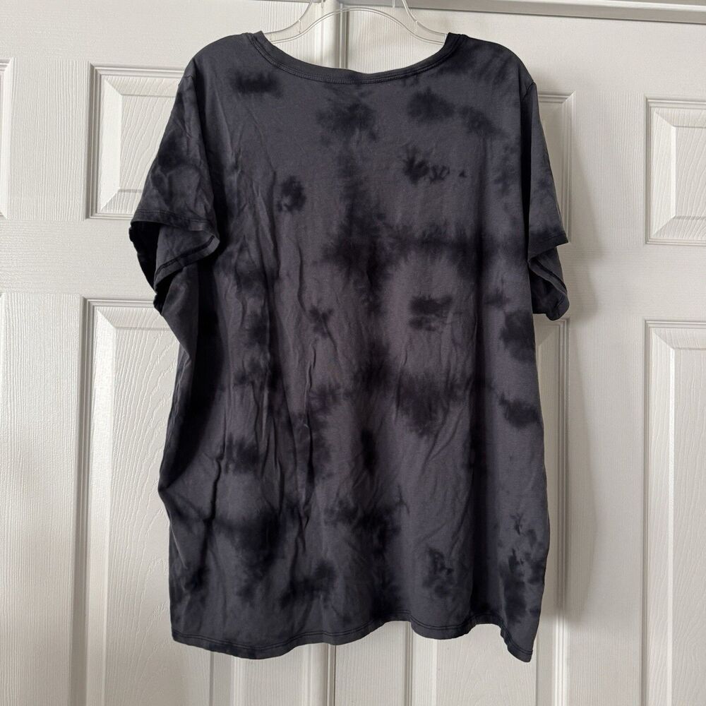 Ghost Face Tie Dye Unisex T Shirt Size 3/2X-3X Black Halloween Horror Graphic - Picture 5 of 10